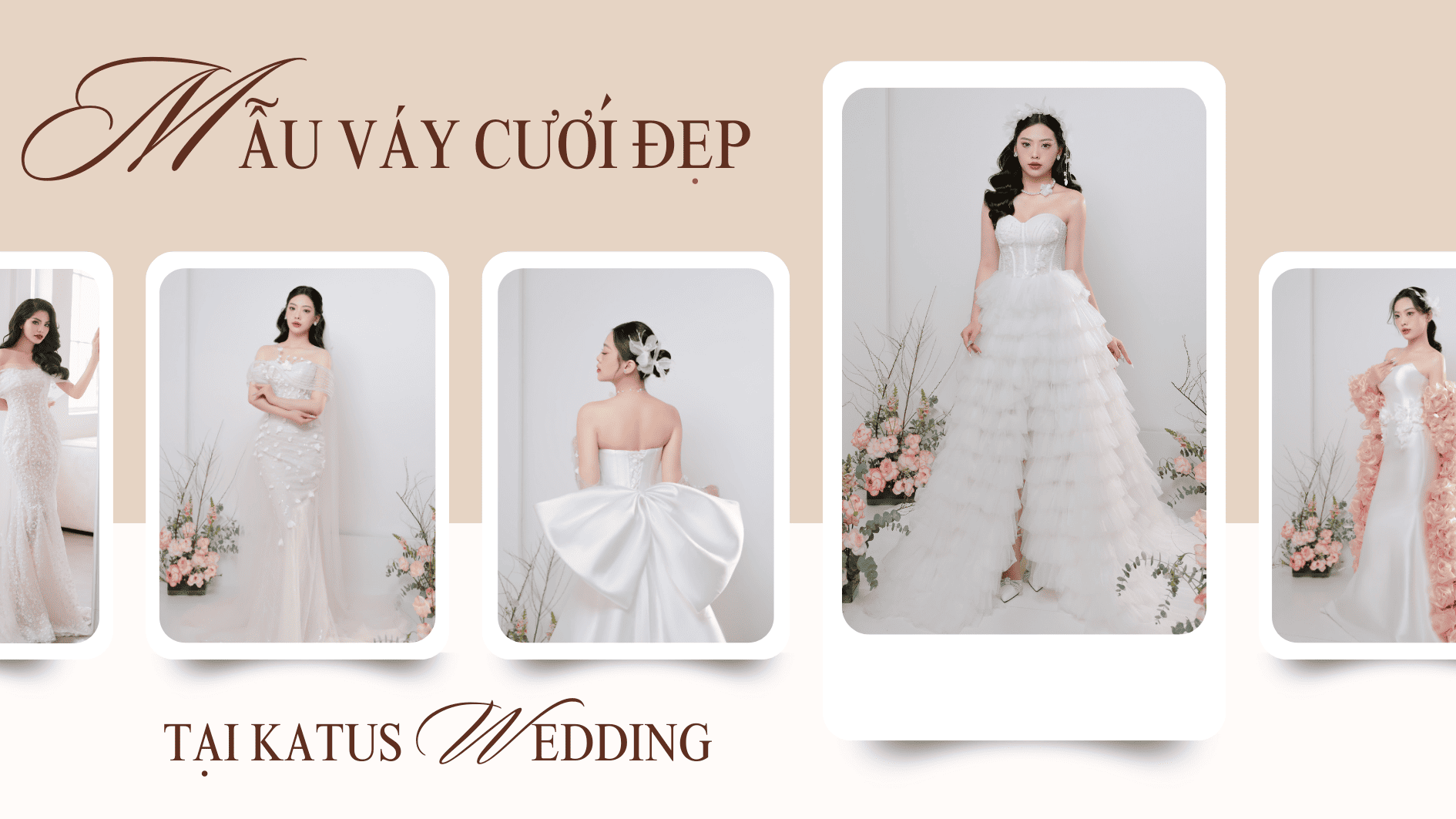 Mẫu váy cưới đẹp tại Katus Wedding