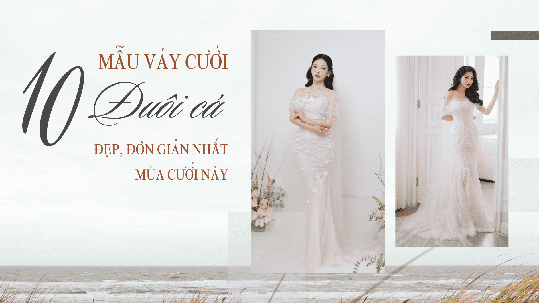 Mẫu váy cưới đuôi cá