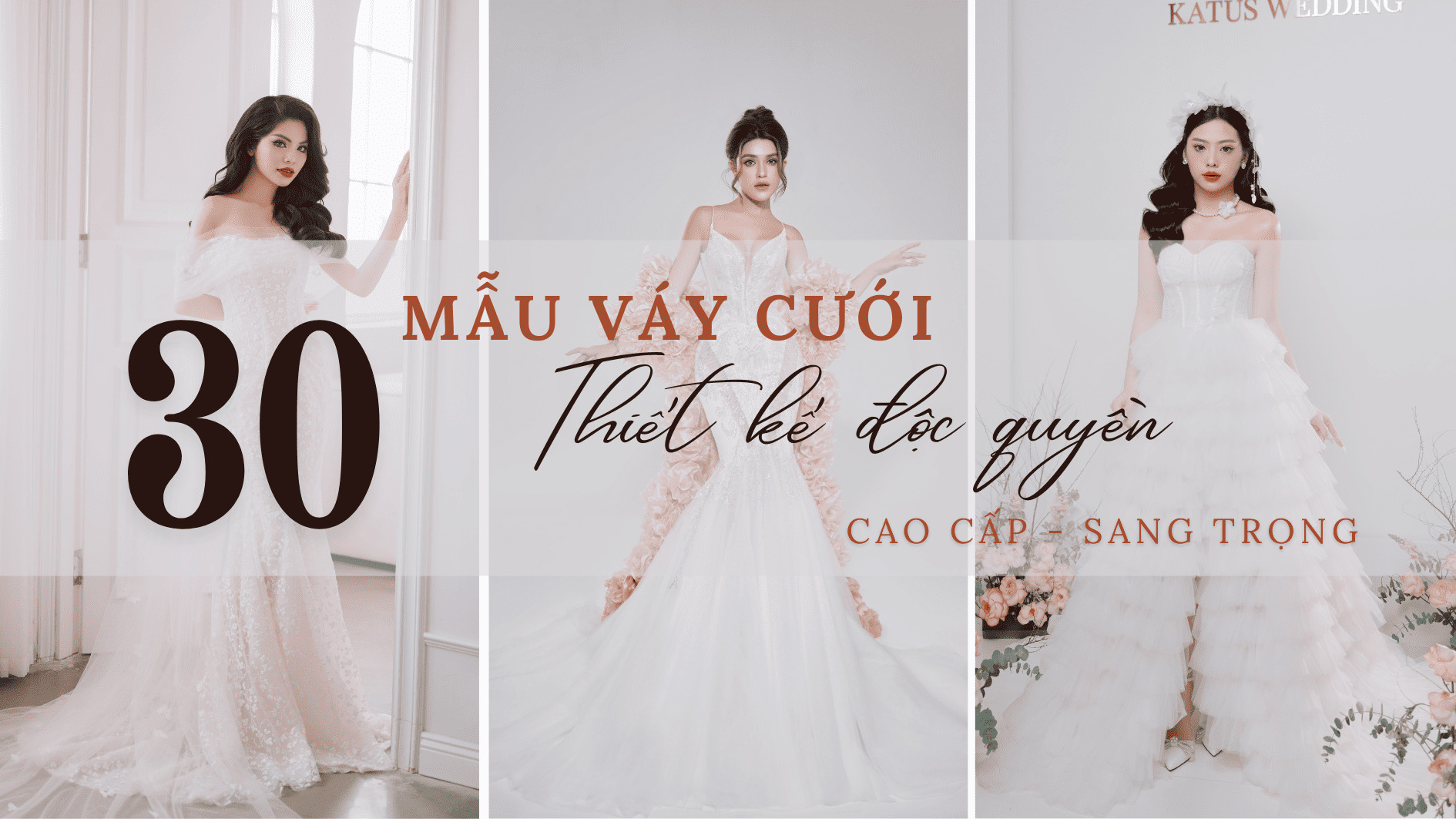 Mẫu váy cưới thiết kế độc quyền